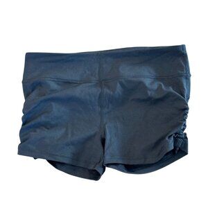 Victorias Secret VSX Sport Knockout Hot Shorts Women M Black Nylon Lycra